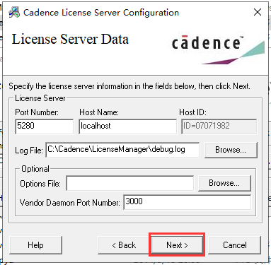 License Server Data