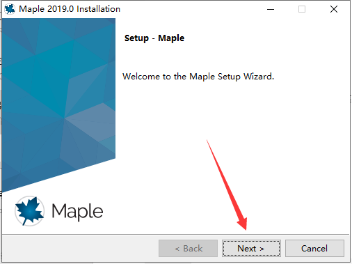 Maple 2019安装界面选择截图