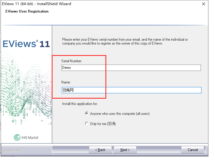 EViews 11安装教程步骤3截图