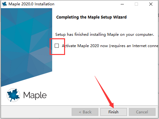Maple 2020 菜单栏界面截图