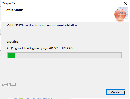 Origin 2017 文件导入界面截图