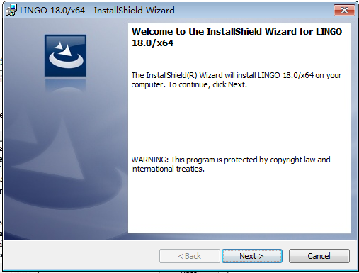 LINGO 18安装教程界面截图