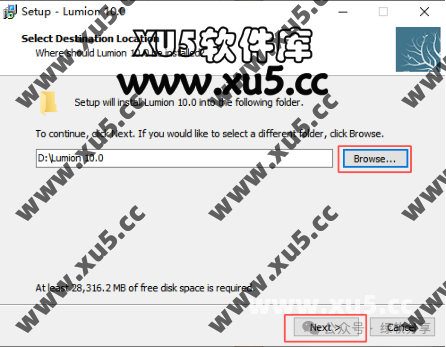 Lumion 10.0 安装许可协议界面