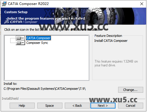 DS CATIA Composer R2022 许可协议界面