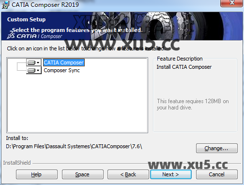 DS CATIA Composer R2019安装教程步骤3图示