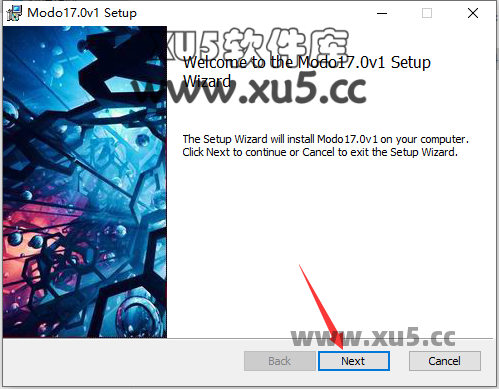 Modo 17.0v1 安装向导步骤截图