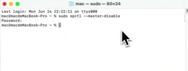 Mac修复损坏安装包的具体操作界面截图
