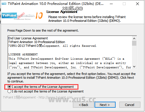 TVPaint Animation 10.0安装教程启动界面截图