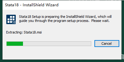 Stata 18安装向导欢迎界面截图
