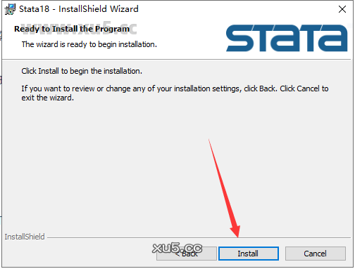 Stata 18安装进度条界面截图