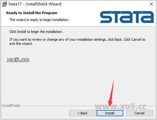 Stata 17安装教程：选择安装路径界面