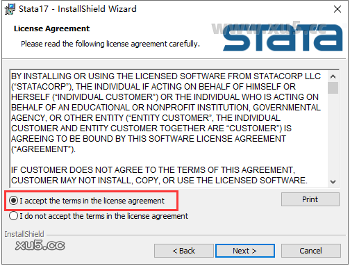 Stata 16安装教程第一步界面截图