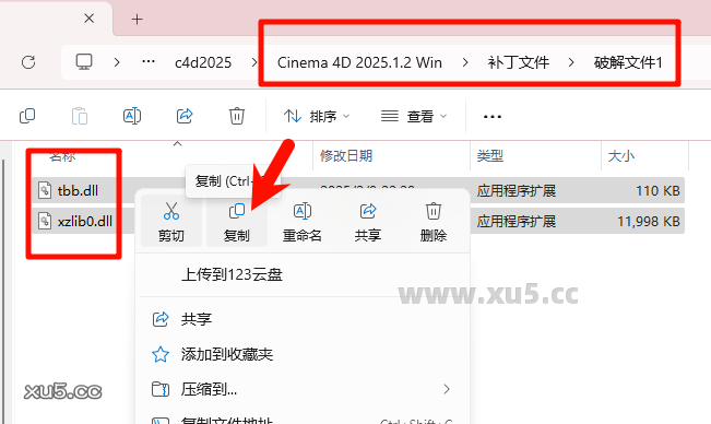 Cinema4D 2025.1.2 菜单选项截图