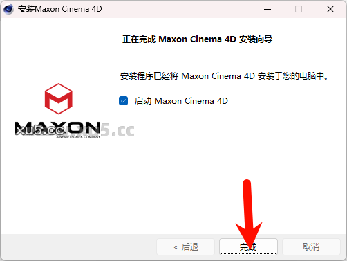 Cinema4D 2024.4 安装完成界面