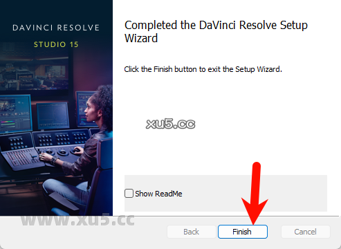 DaVinci Resolve 15.2.2 安装进度界面