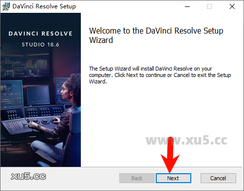 DaVinci Resolve v18.6.4 安装进度截图