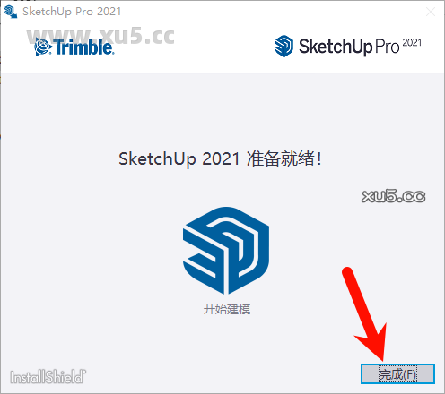 SketchUp Pro 2021许可协议界面截图