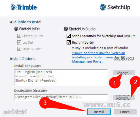 SketchUp Pro2023安装完成界面截图